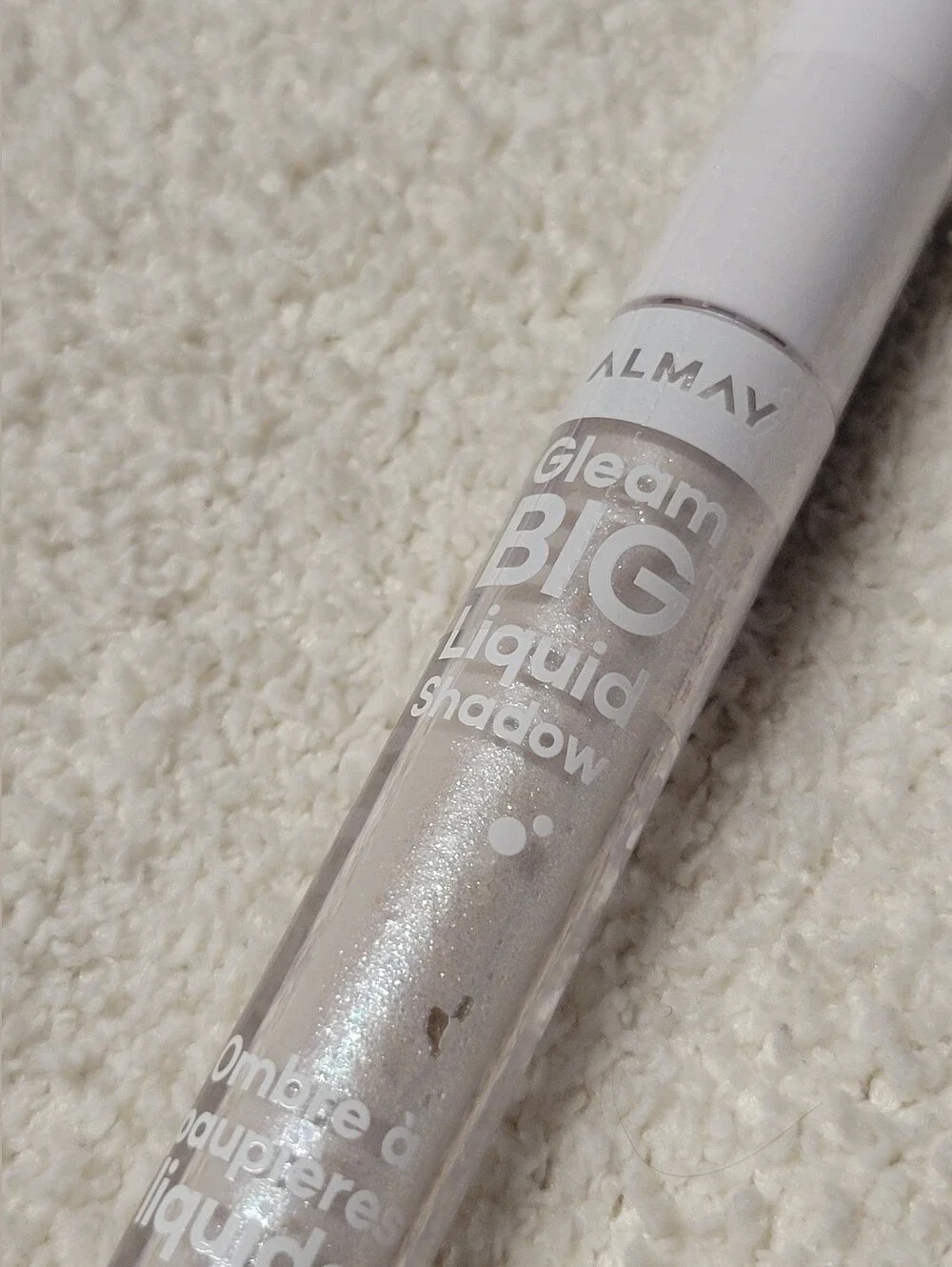 Almay Gleam BIG Liquid Shadow 100 Glow Language 0.1 oz Metallic Shimmer NEW